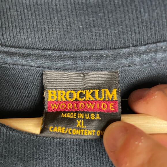 ACDC Back in Black 90s Brockum USA AOP XL Band Tee - Picture 2 of 3